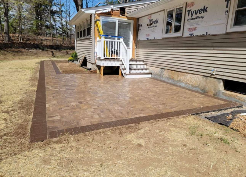 Newly Constructed Paver Patio
